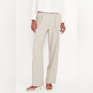 Old Navy Women’s Taylor High Waisted Wide Leg Trouser Pants M